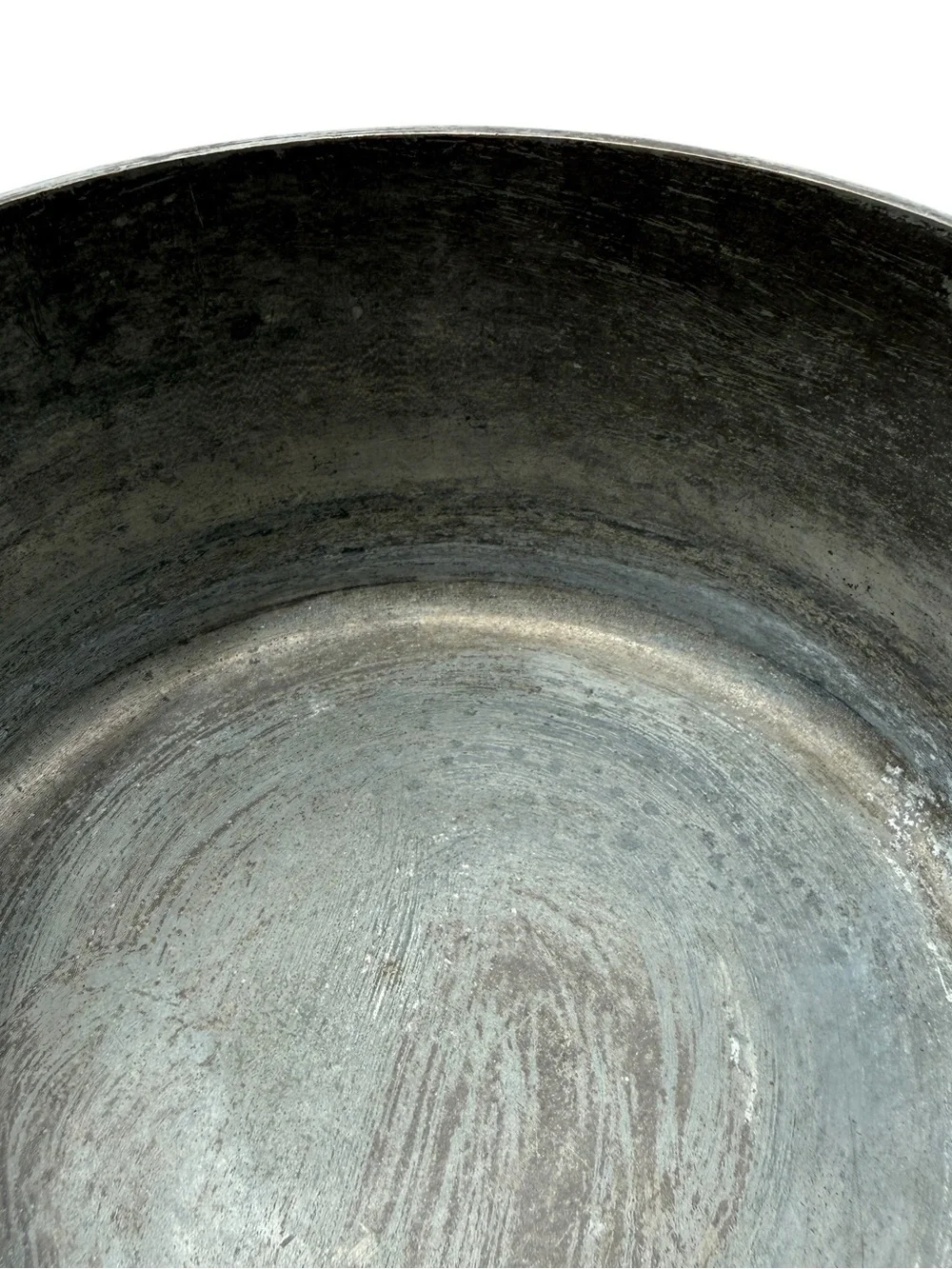 Vintage French Hammered Copper Saucepan Cast Iron Handle Made France 7.5 Inch